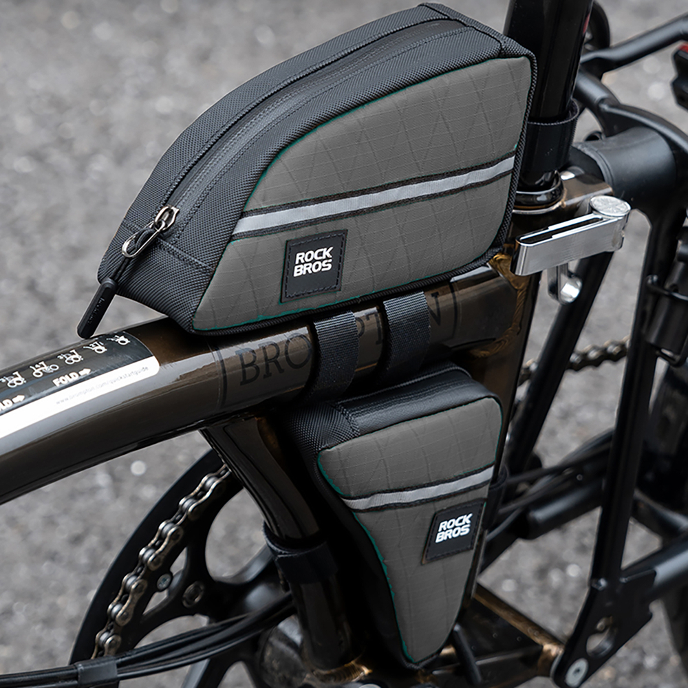 Rockbros Triangle Bike Frame Bag 0.8l, Black