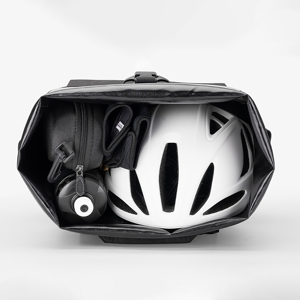 Rockbros 2-in-1 Bike Pannier Bag & Backpack 18L, Waterproof, Black