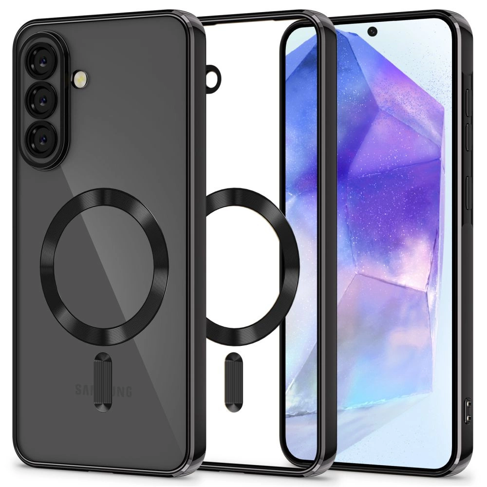 Tech-Protect MagFlex MagSafe Phone Case Cover Samsung Galaxy A56 5G - Clear Black