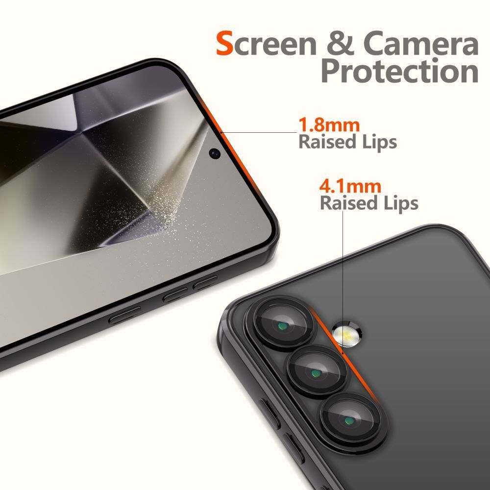 Tech-Protect MagFlex MagSafe Case for Samsung Galaxy A56 5G, Clear Black