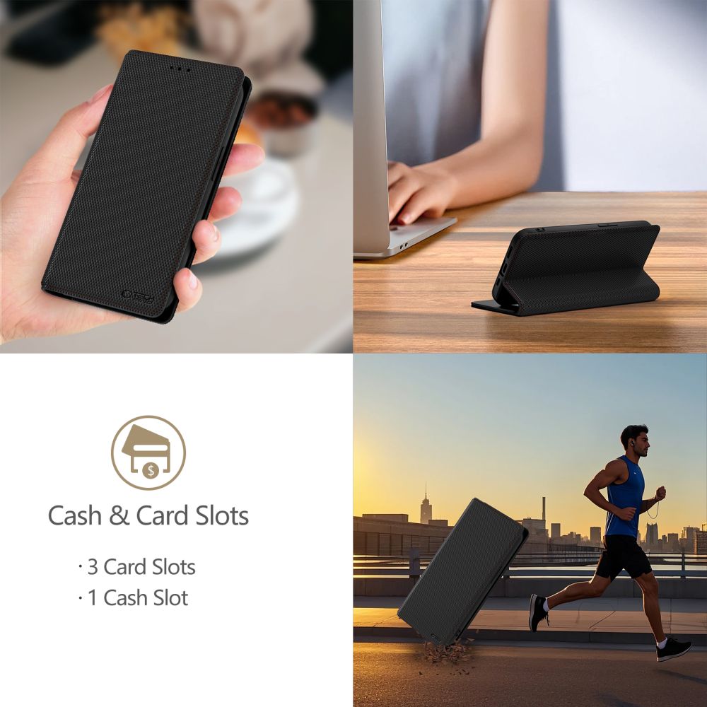 Tech-Protect Wallet RS Phone Case Cover Samsung Galaxy A56 5G - Black