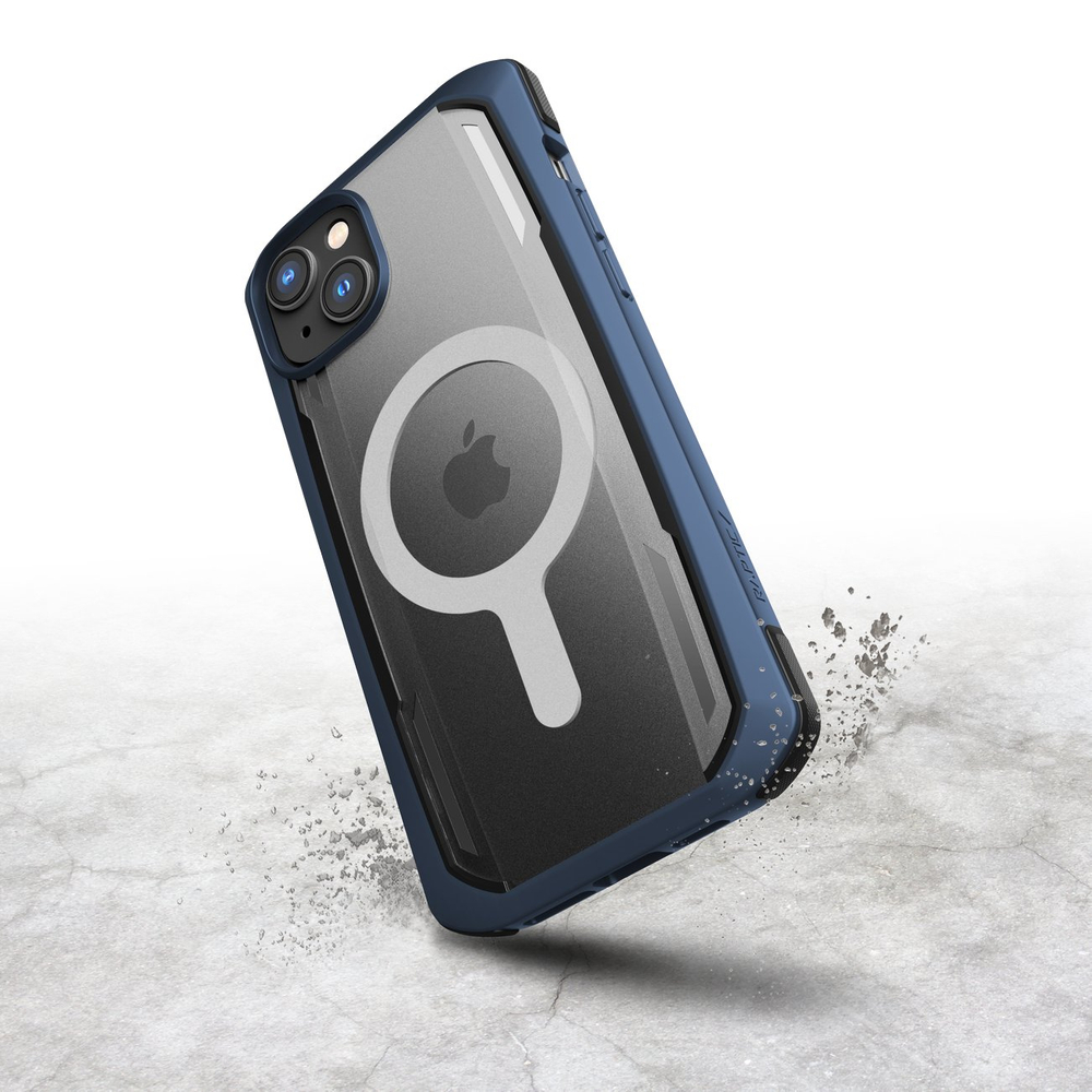 Raptic X-Doria iPhone 14 Pro Max vāciņš Secure built MagSafe, zils