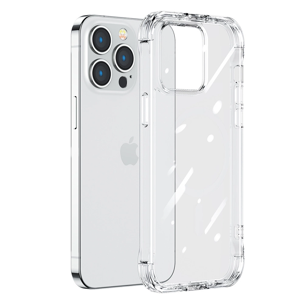 Joyroom Defender Series Case Cover iPhone 14 Pro Max Armored Hook Cover Stand Clear (JR-14H4)