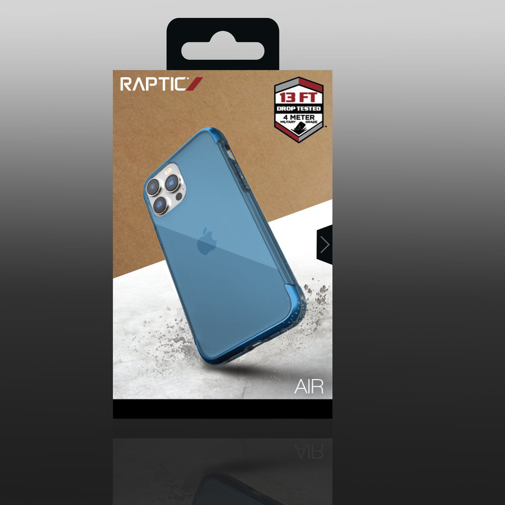 Raptic Air Armored Case for iPhone 14 Pro Max, Blue