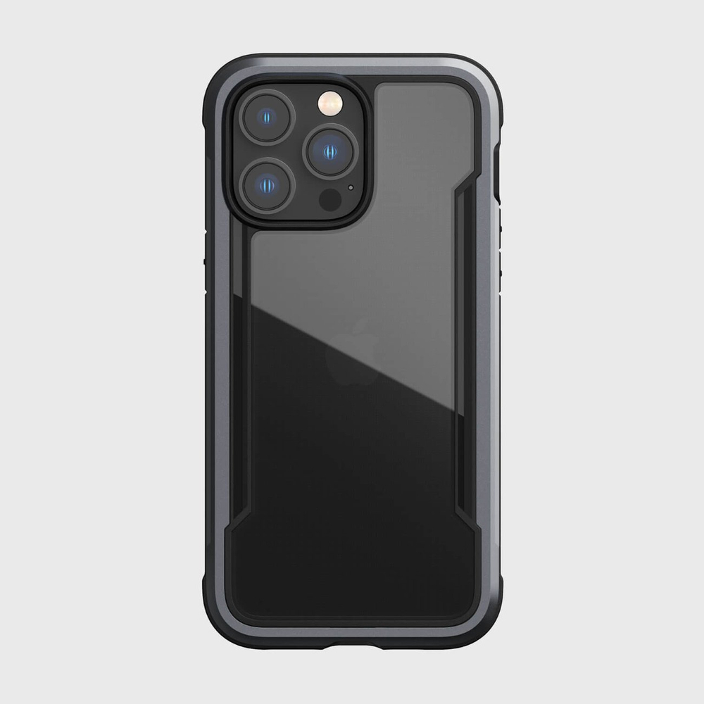 Raptic X-Doria Shield iPhone 14 Pro Max triecienizturīgs vāciņš, melns