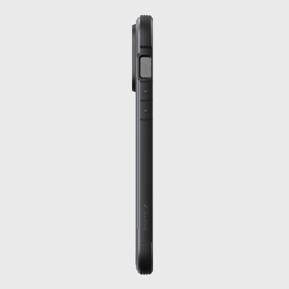 Raptic X-Doria Shield iPhone 14 Pro Max triecienizturīgs vāciņš, melns