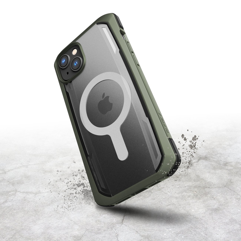 Raptic X-Doria iPhone 14 Pro Max vāciņš Secure Case MagSafe, zaļš