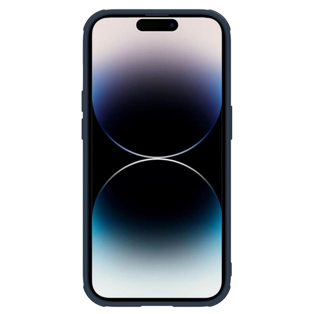 Nillkin Textured S Case for iPhone 14 Pro Max with Camera Cover, Blue