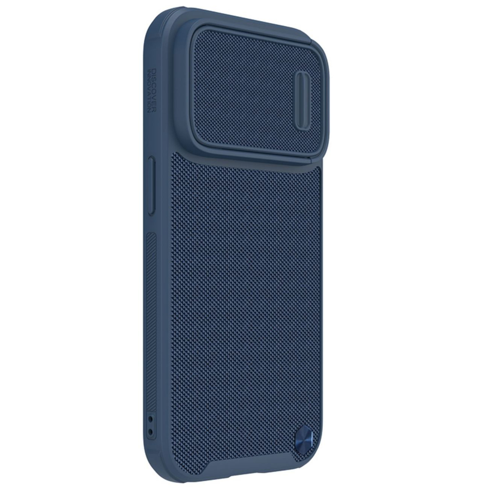 Nillkin Textured S Case for iPhone 14 Pro Max with Camera Cover, Blue
