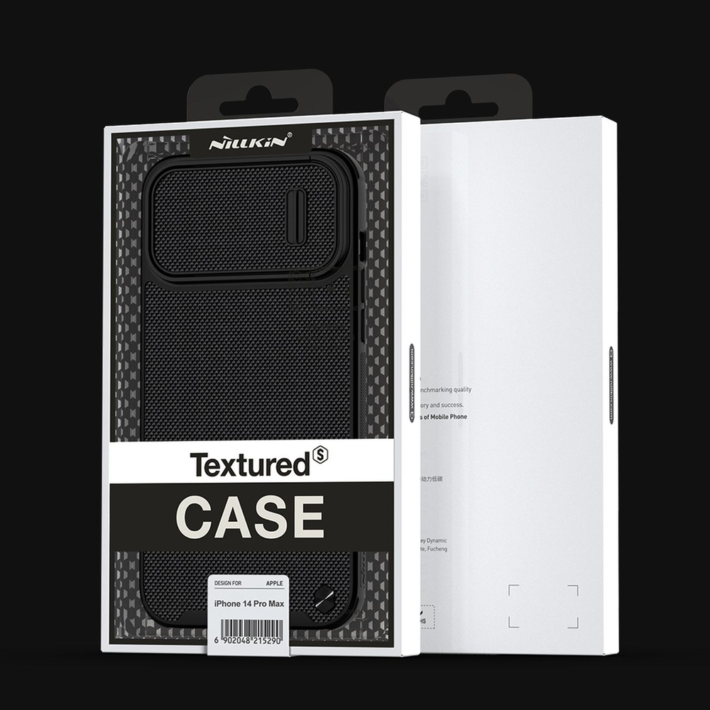 Nillkin Textured S Case for iPhone 14 Pro Max with Camera Cover, Blue