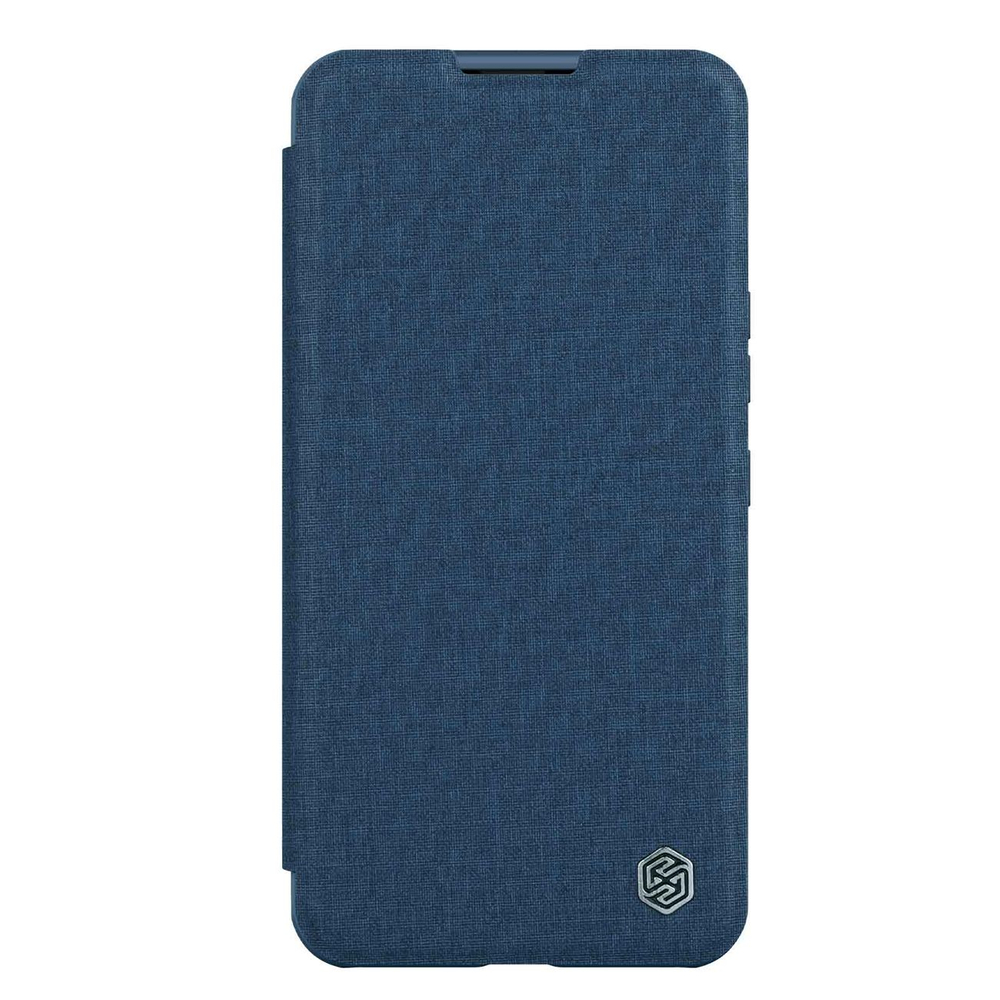 Nillkin Qin Cloth Pro Case Phone Case Cover iPhone 14 Pro Max Camera Cover Holster Cover Flip Case Blue