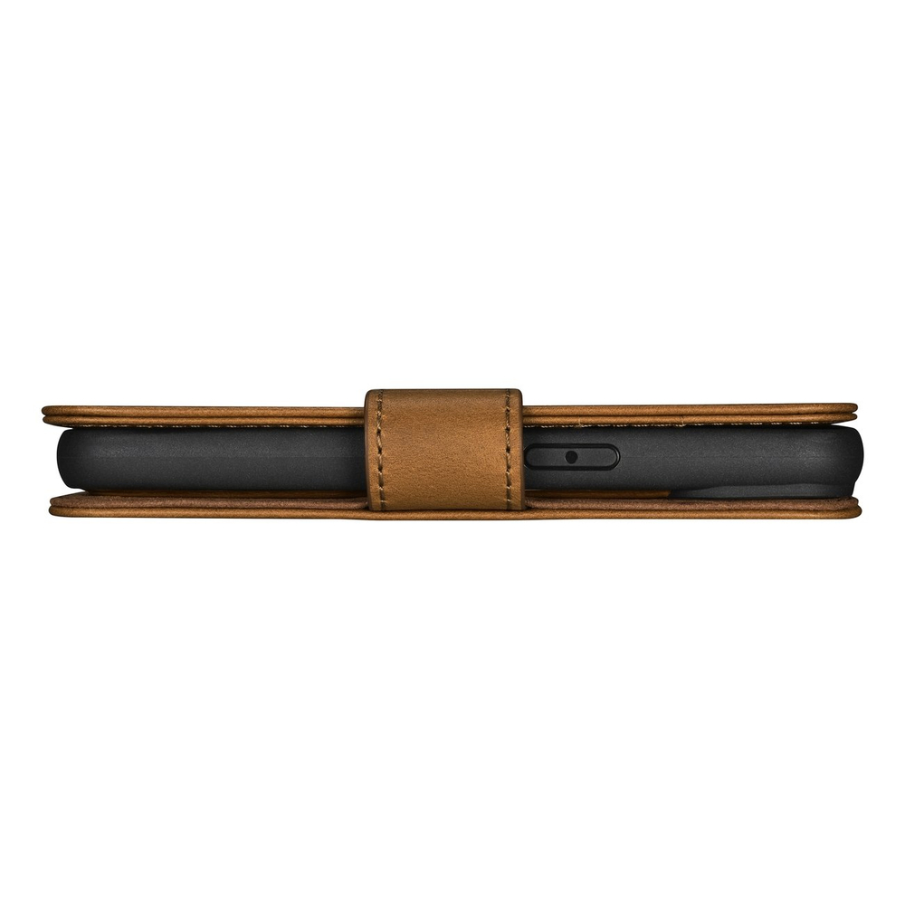iCarer Oil Wax Wallet Case 2in1 Cover iPhone 14 Pro Max Leather Flip Cover Anti-RFID brown (WMI14220724-TN)