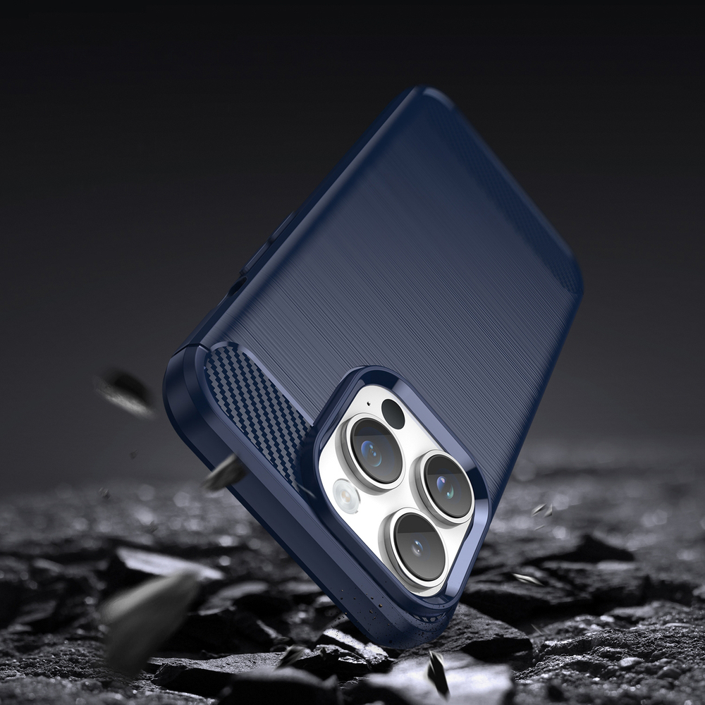 Carbon Case for iPhone 14 Pro Max, Blue