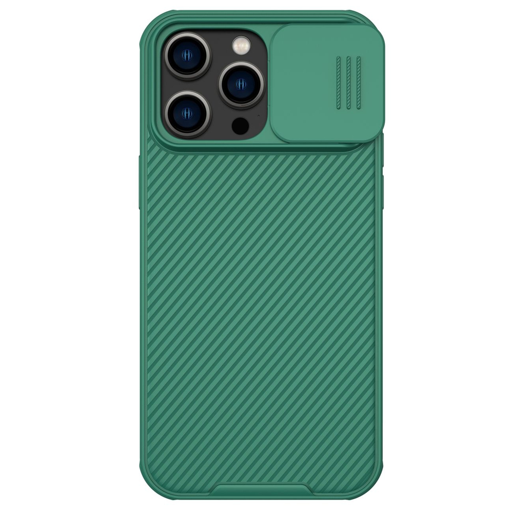 Nillkin CamShield Pro Case iPhone 14 Pro Max Armored Cover Camera Protector Green
