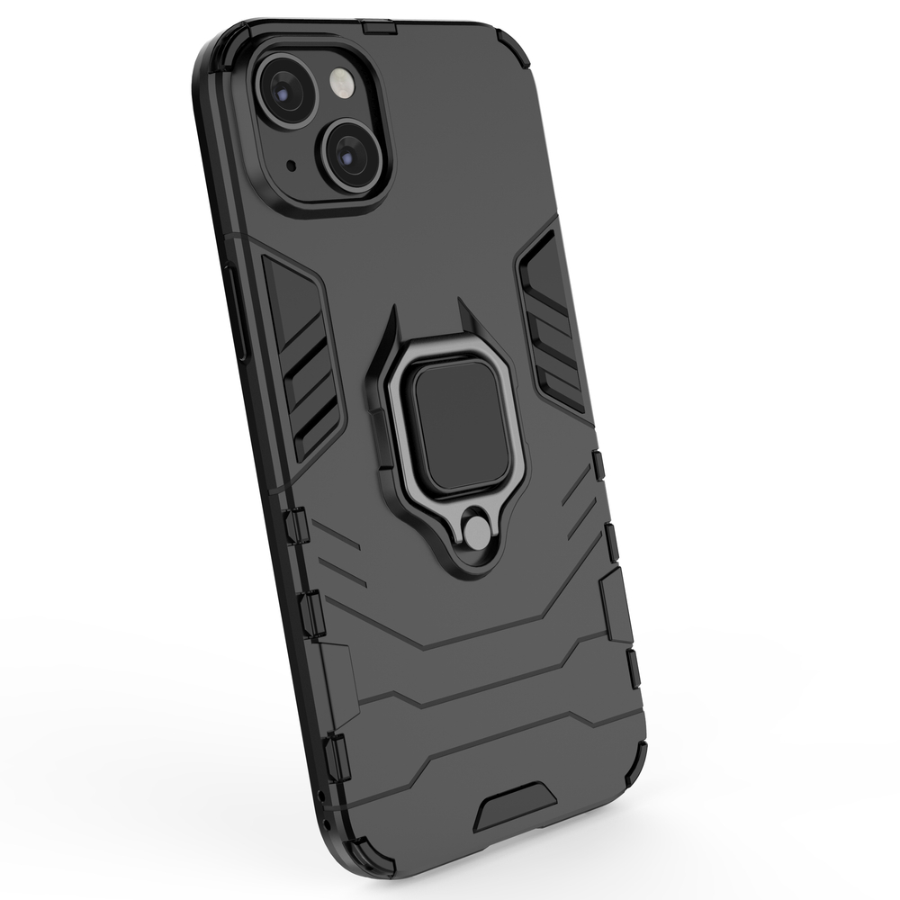 Ring Armor Case for iPhone 14 Pro Max with Ring Holder, Black