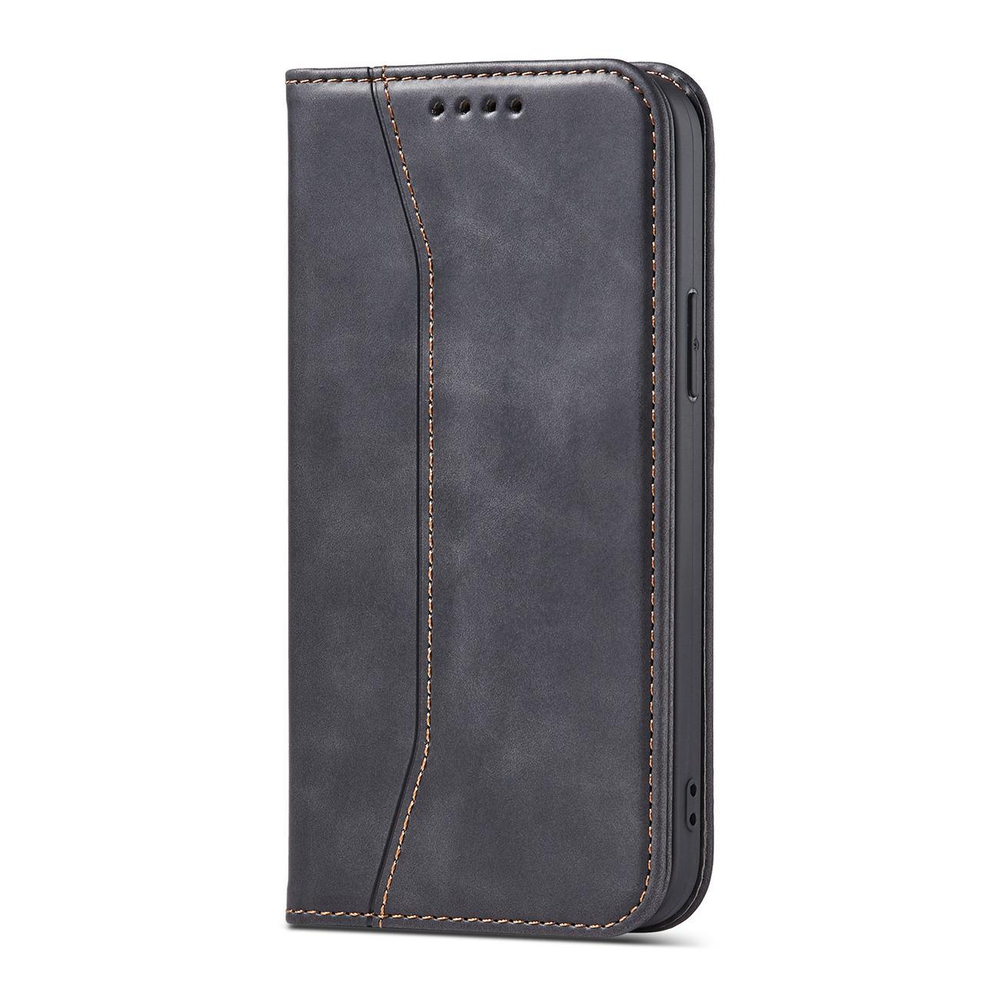 Magnet Fancy Case for iPhone 14 Pro Max Wallet Flip Cover, Black