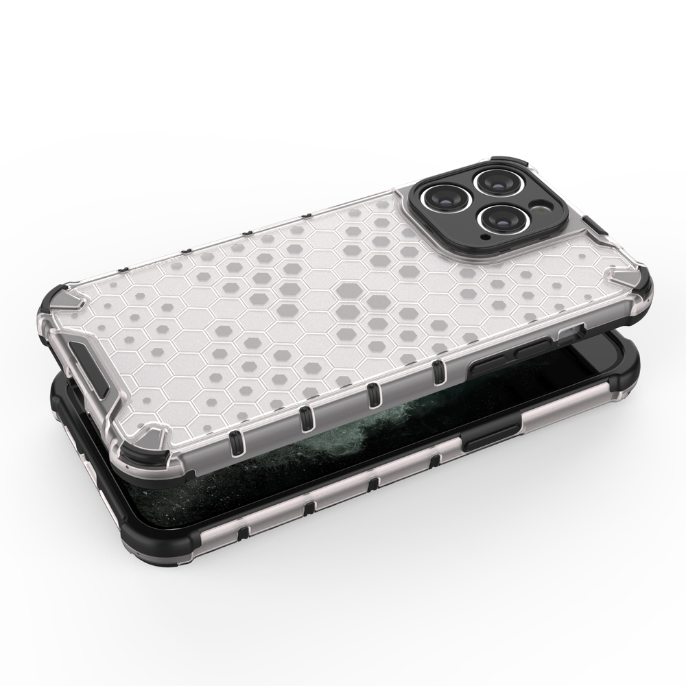 Honeycomb Case for iPhone 14 Pro Max, Transparent