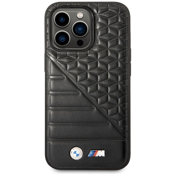 BMW Bi Pattern Phone Case Cover iPhone 14 Pro Max 6.7\" - Black