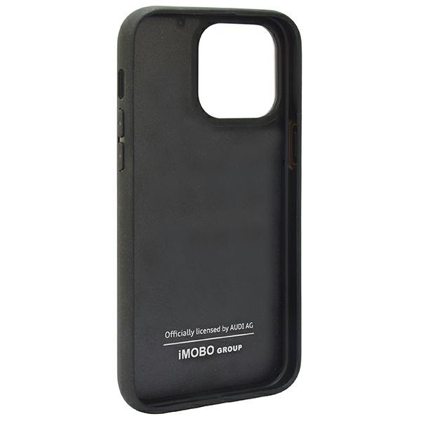 Audi Carbon Fiber Stripe iPhone 14 Pro Max 6.7\" melns/melns cietais vāciņš | Black/Black Hardcase...