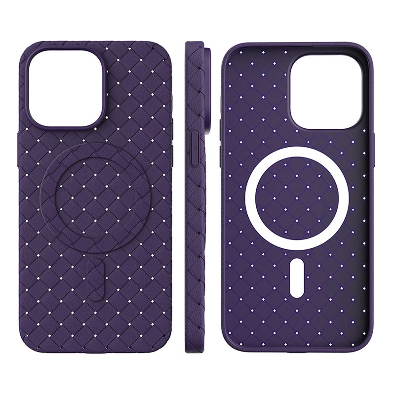 MagSafe Woven Phone Case Cover iPhone 14 Pro Max - navy blue