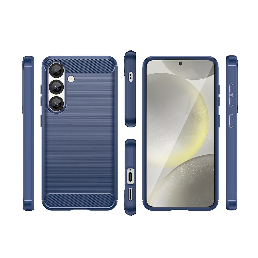 Carbon Case for Samsung Galaxy S25 Edge, Blue