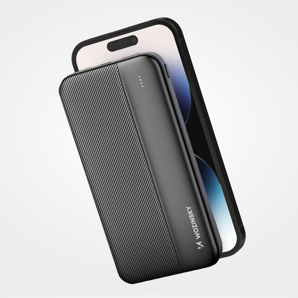 Wozinsky powerbank Li-Po 10000mAh 2 x USB black (WPBBK1)