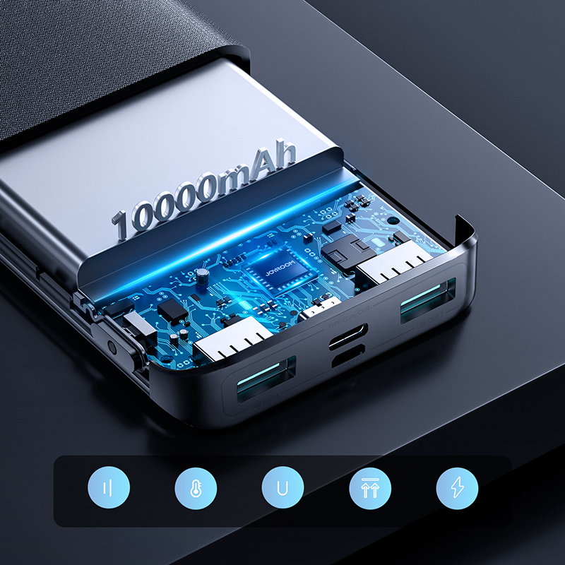 Внешний аккумулятор Joyroom 22.5W 10000mAh PD QC3.0 AFC черный (JR-QP191)