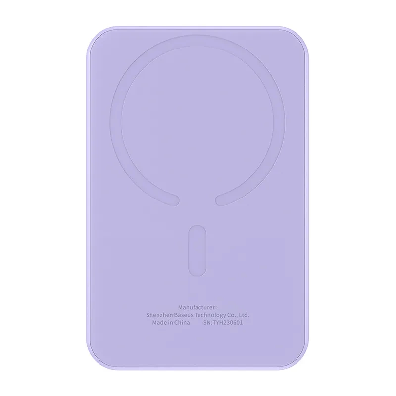 Baseus mini power bank 5000mAh 20W + USB-C cable (20V/3A) - purple