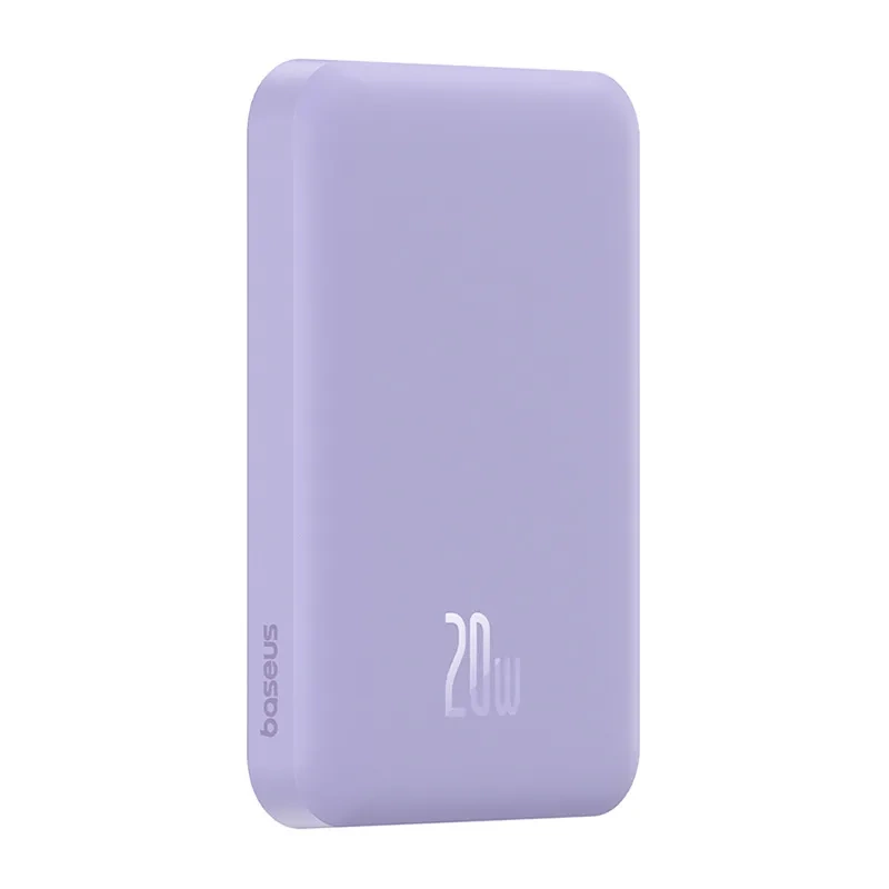 Baseus mini power bank 5000mAh 20W + USB-C cable (20V/3A) - purple