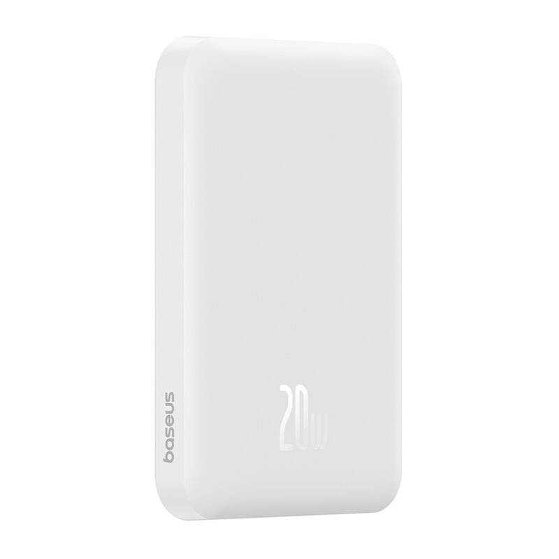 Baseus mini power bank 5000mAh 20W + USB-C cable (20V/3A) - white