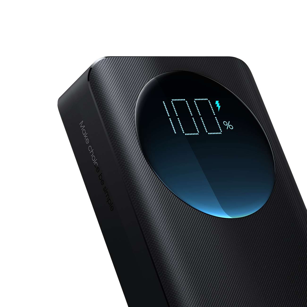 Joyroom JR-PBF03 30W 30000mAh powerbank + USB-A - USB-C cable 0.25m - black