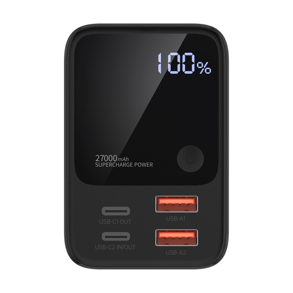 Choetech B635BK USB-A / USB-C Powerbank 22.5W 27000mAh - black