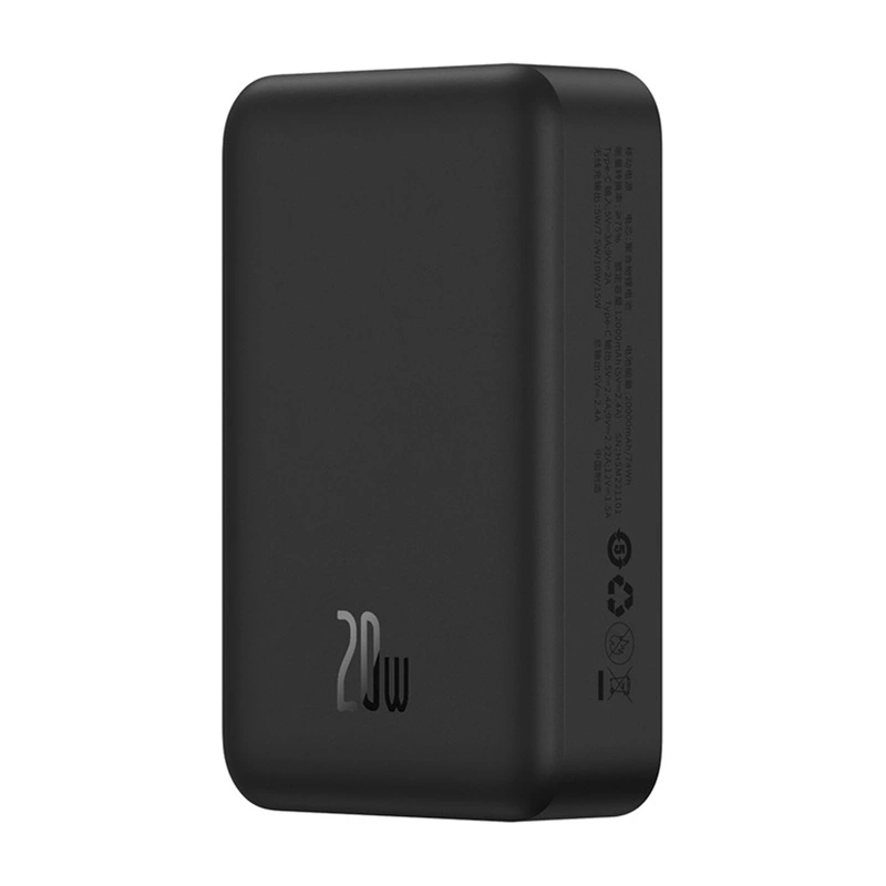 Baseus Magnetic Mini 20000 мАч 20W внешний аккумулятор - черный + кабель USB-C / USB-C