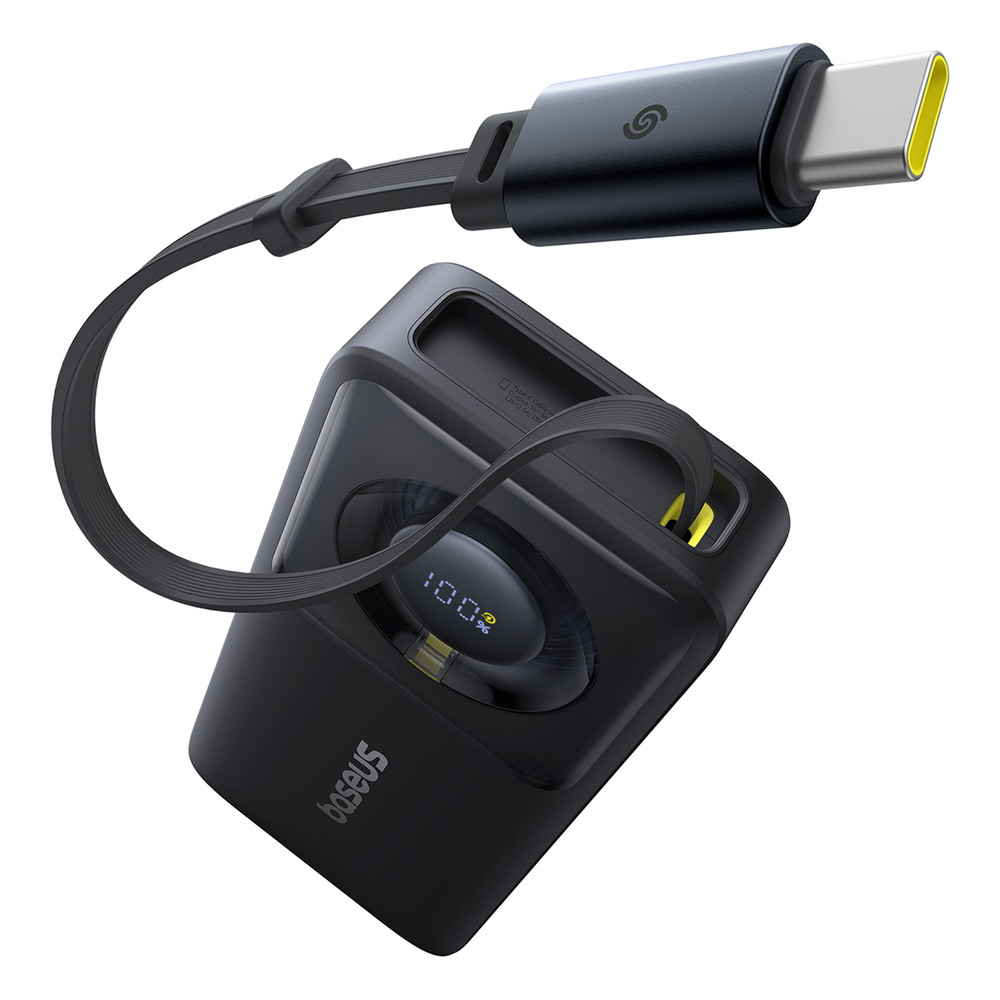 Baseus Free2Pull 10000мАч 30Вт пауэрбанк с USB-C портом и выдвижным USB-C кабелем...