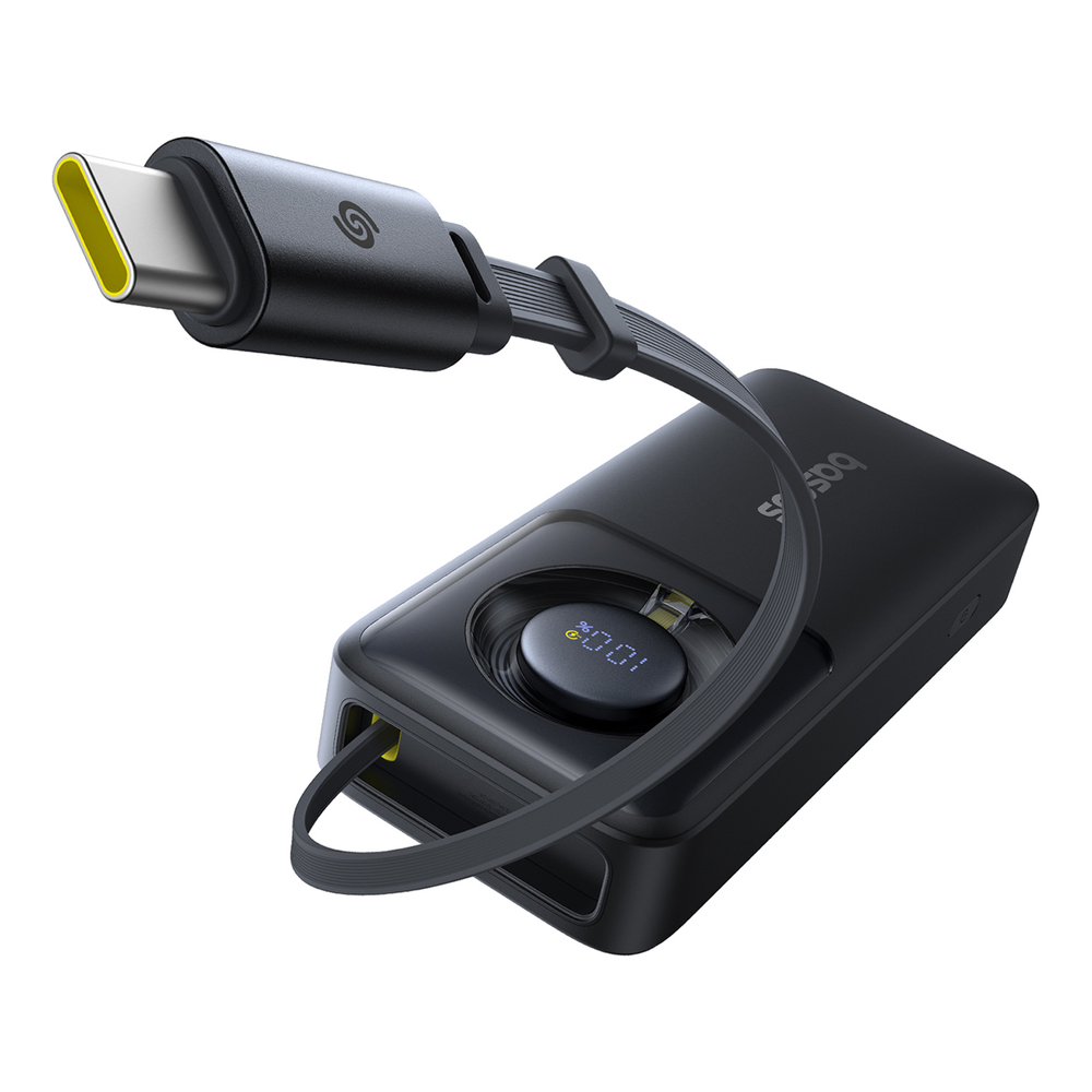 Baseus Free2Pull 10000мАч 30Вт пауэрбанк с USB-C портом и выдвижным USB-C кабелем...