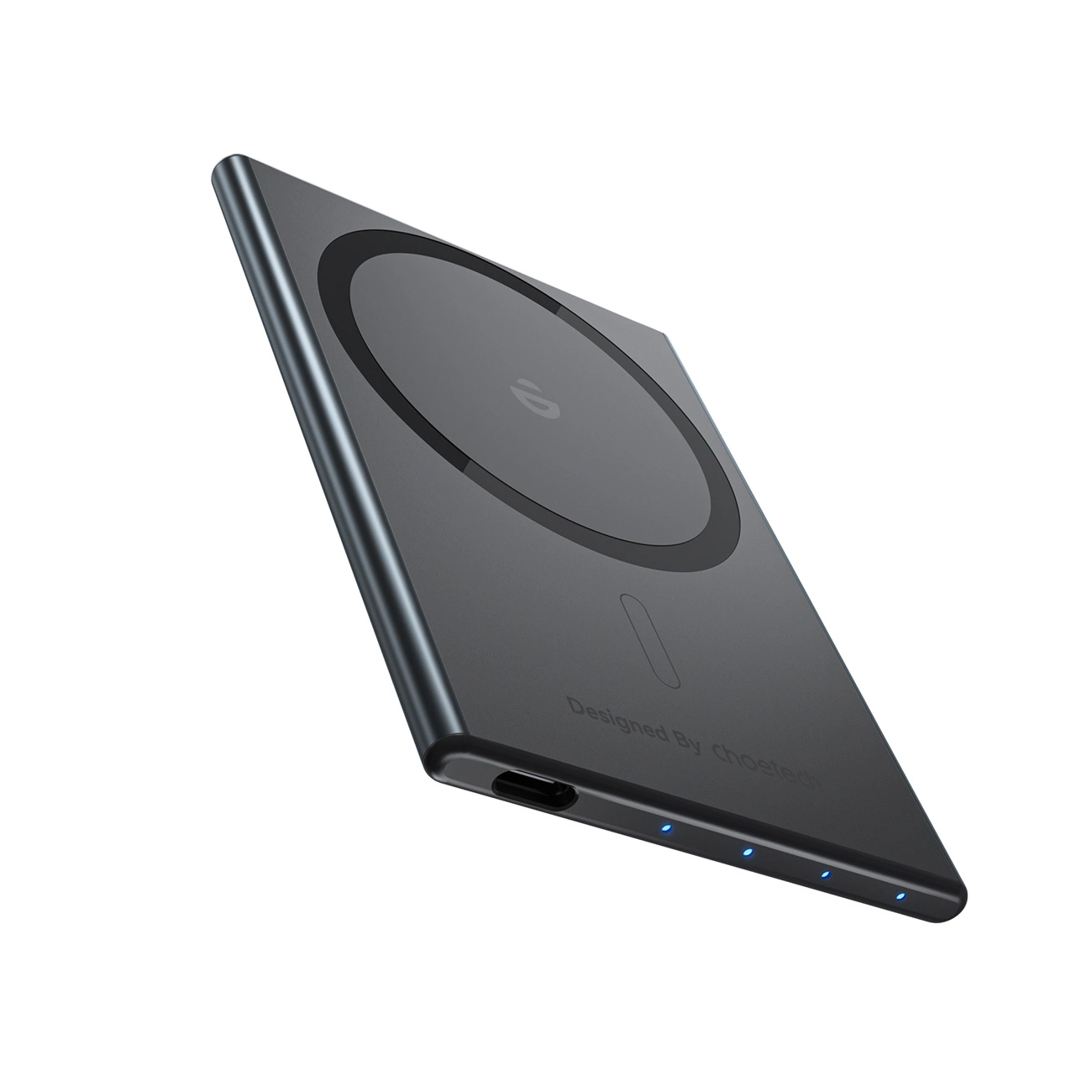 Powerbank Choetech SuperThin B708 2000mAh inductive 5W MagSafe / Qi - black