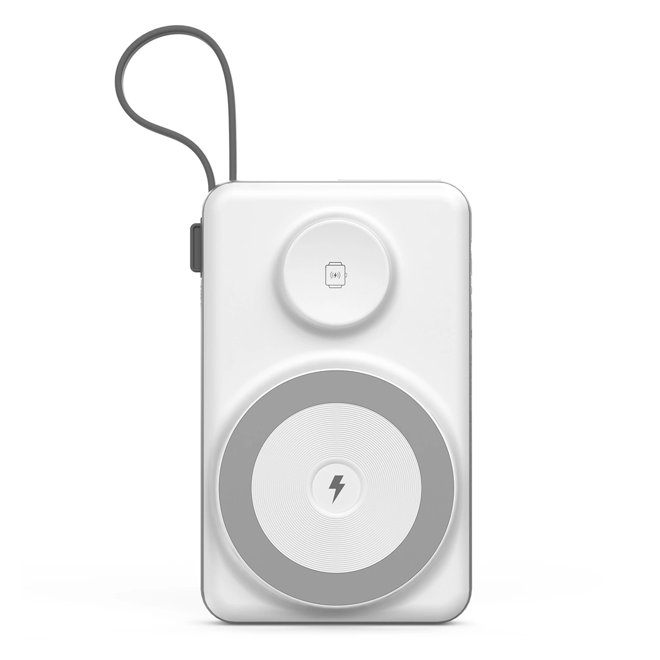 Choetech 10000mAh LED display power bank with Type-c and Lightning port cable with magnetic wireless charger Mobile...