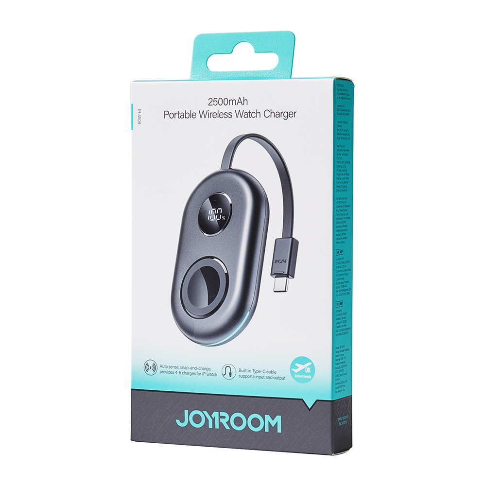 Joyroom JR-W09 Wireless Power Bank for Apple Watch, Black