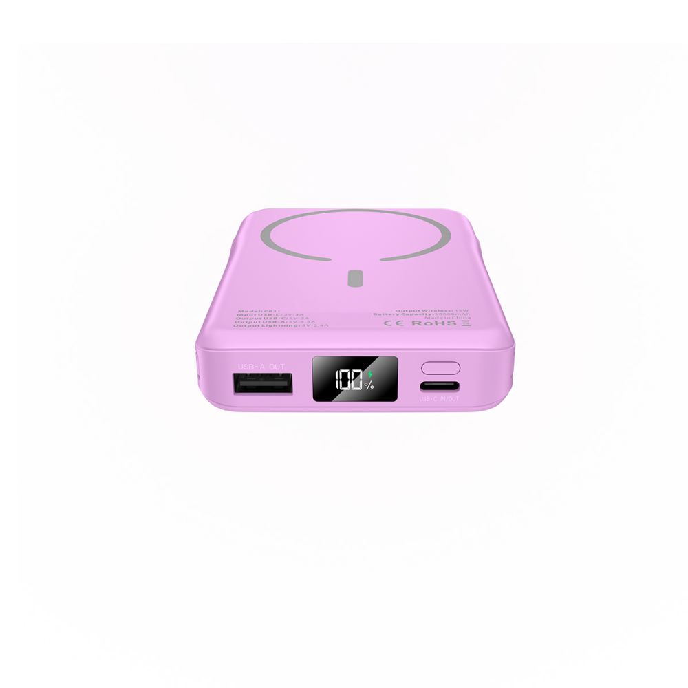 Tech-Protect PB31 LifeMag 10000mAh MagSafe Power Bank, Purple