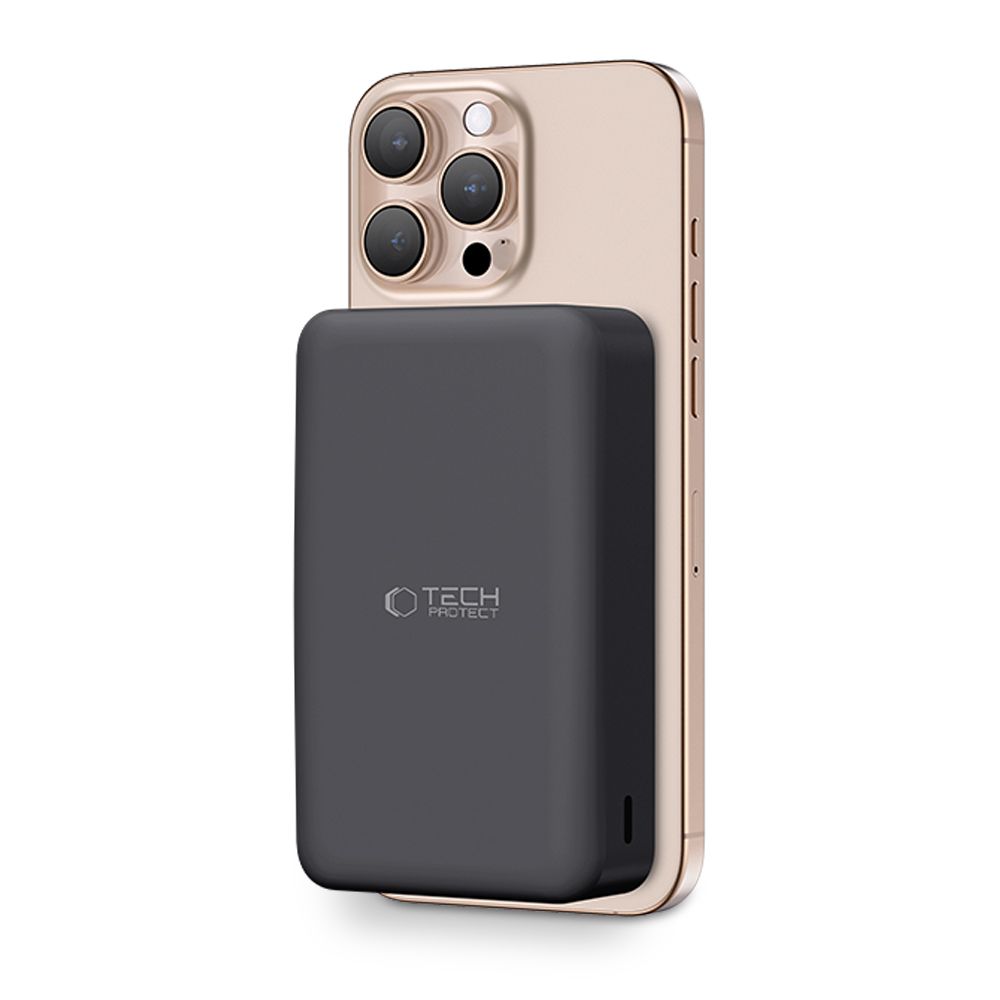 Внешний аккумулятор Tech-Protect PB12 LifeMag MagSafe 20000mAh, черный
