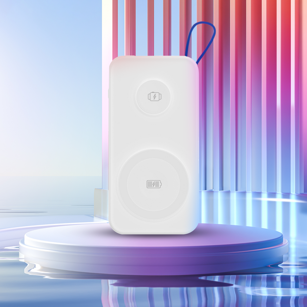 Внешний аккумулятор 3mk PastelUp 10000mAh 22.5W, белый