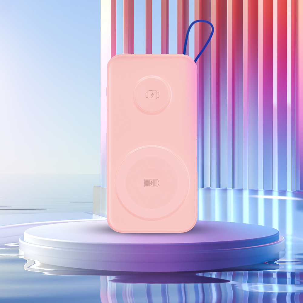 3mk PastelUp Power Bank 10000mAh 22.5W, Pink