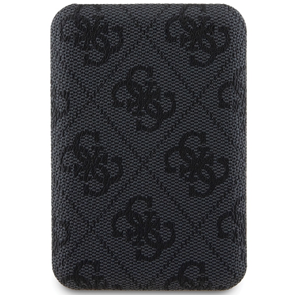 Guess 4G Leather Metal Logo MagSafe Power Bank 5000mAh 15W, Black