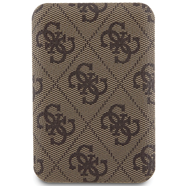 Внешний аккумулятор Guess 5000mAh 15W 4G Leather Metal Logo, коричневый
