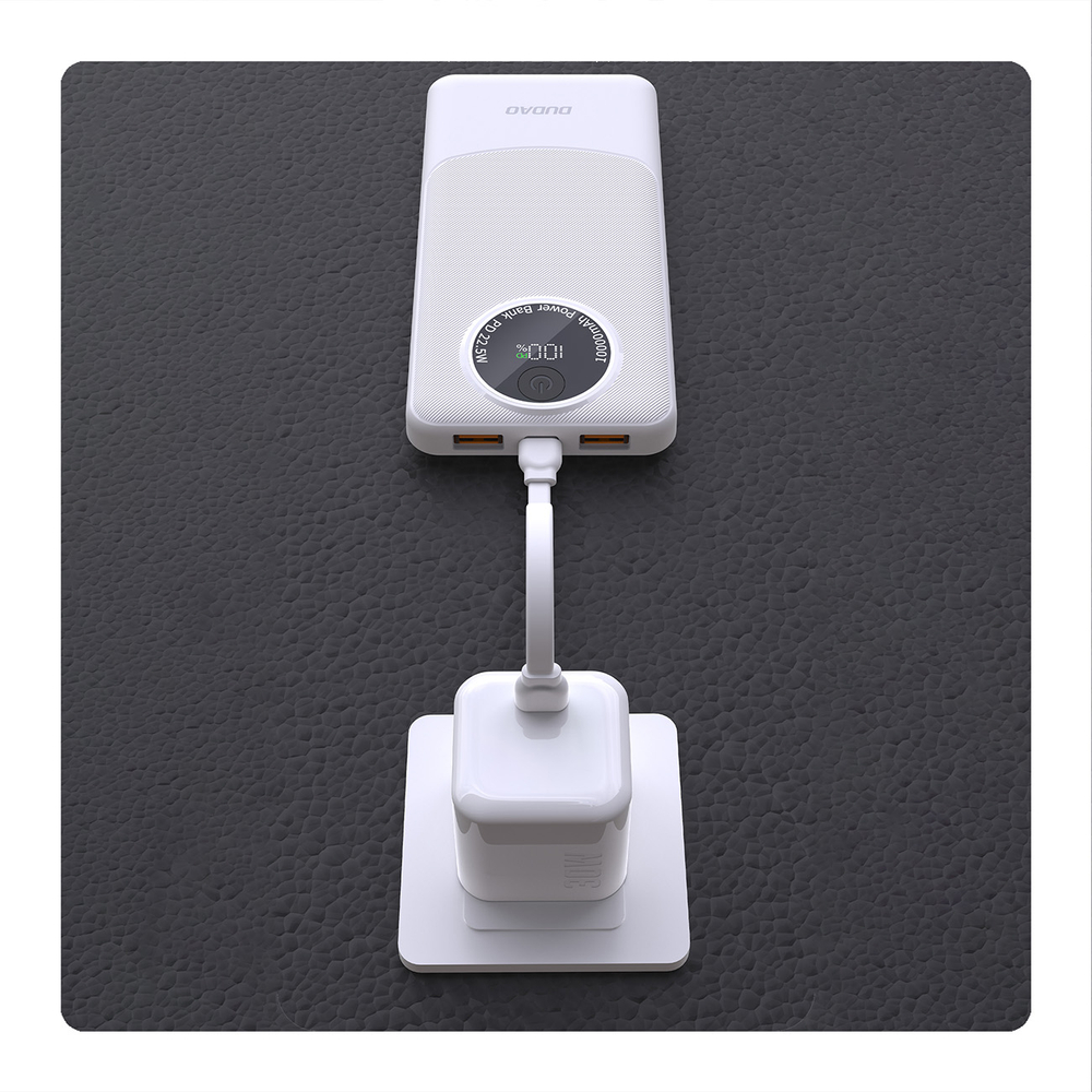 Повербанк Dudao K12Pro 22.5W PD 20000мАч USB-A, USB-C - белый