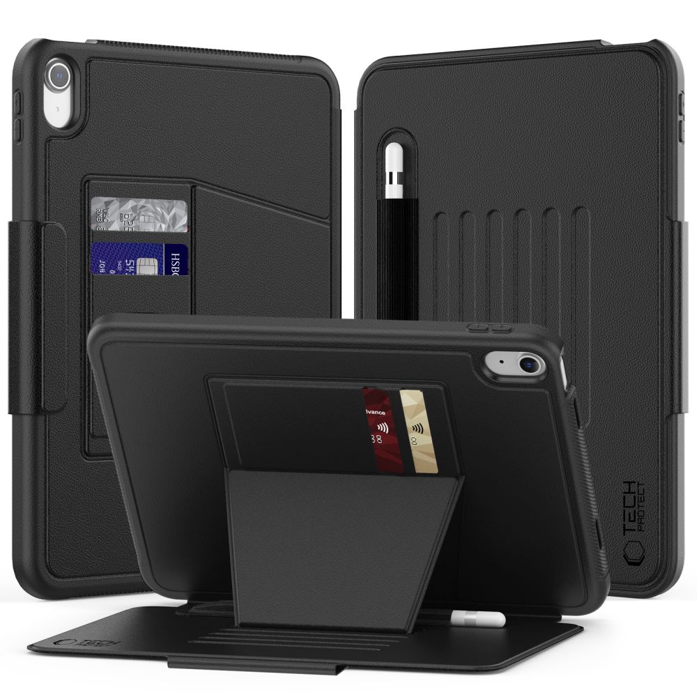 Tech-Protect SC Pen Case for iPad 10.9\" (2022) / 11\" (2025), Black