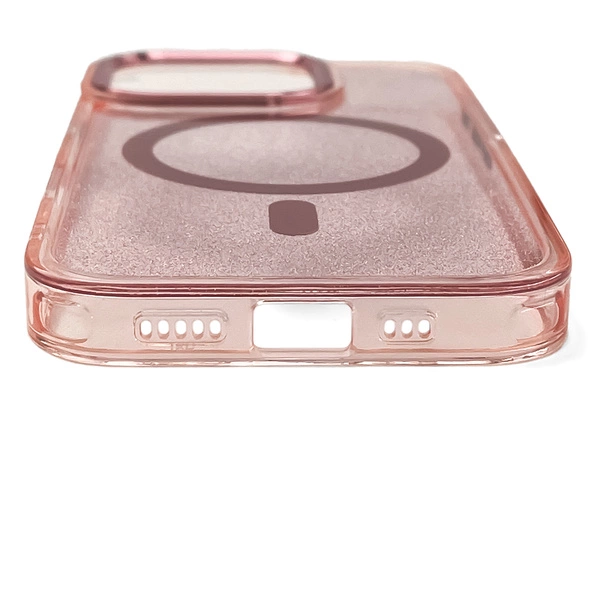 Glitter Case MagSafe vāciņš Samsung Galaxy A36 5G, rozā