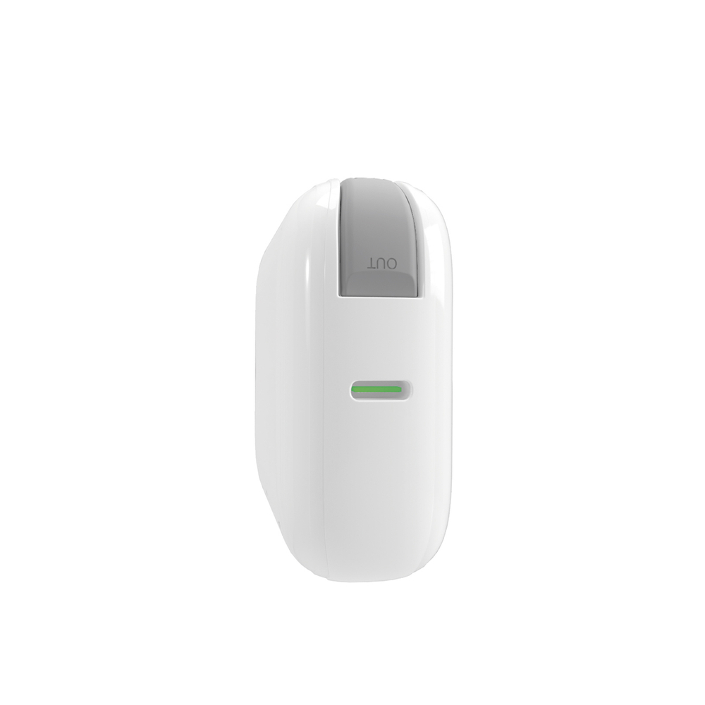 Puro Power Link 10 Plus 10000mAh Power Bank with Built-in USB-C Cable, White