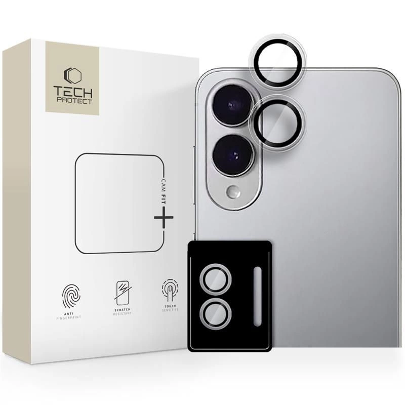 Tech-Protect Camring Fit+ Camera Cover Samsung Galaxy s25 Edge - Clear
