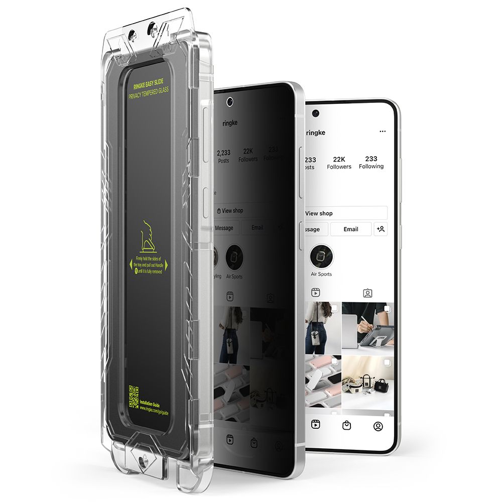 Ringke Easy Slide 2-pack Privacy Glass for Samsung Galaxy S25 Edge